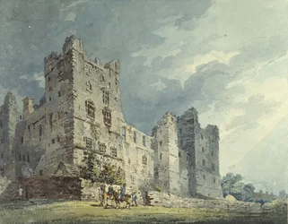 Bolton Castle, Yorkshire (aquarela sobre indicações em grafite)